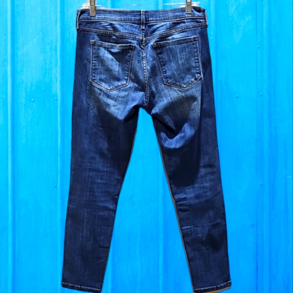 Banana Republic, Premium Denim Jeans, Distressed, Sz 28, Skinny Ankle, Cotton - Picture 3 of 16